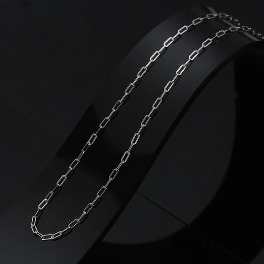 925 Silver Dainty Oval Link Chain 20’’